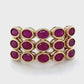 10K Yellow Gold & Ruby Lady's Ring; 1.8DWT: Size 9