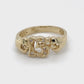 10K Yellow Gold Diamond Quinceañera Ring; 0.05CTW; Size 7; 3.1g