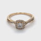 10K Yellow Gold Diamond Ring; 2.6g; 1.7DWT; Size 6.5