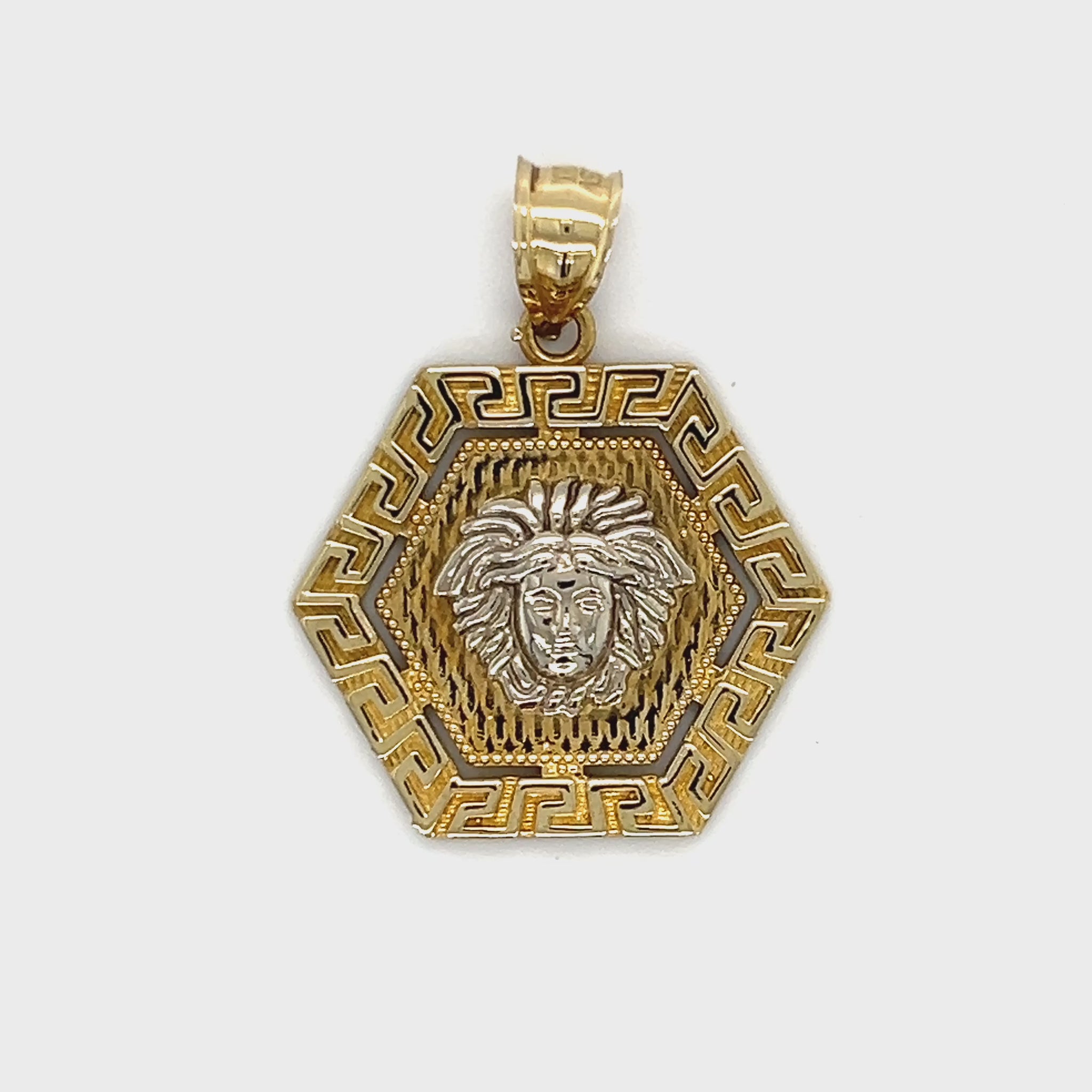 10K Two-Tone Gold Pendant Video