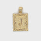 10K Yellow Gold Rectangle "J" Pendant Video