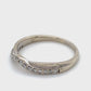14K White Gold Diamond Ring; 0.51CTW; Size 8.5; 2.5g