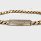 10K Yellow Gold Diamond 9" Cuban Bracelet; 0.75CTW; 35.6g