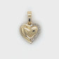 10K Yellow Gold Diamond Heart Pendant; 0.05CTW; 1.3g