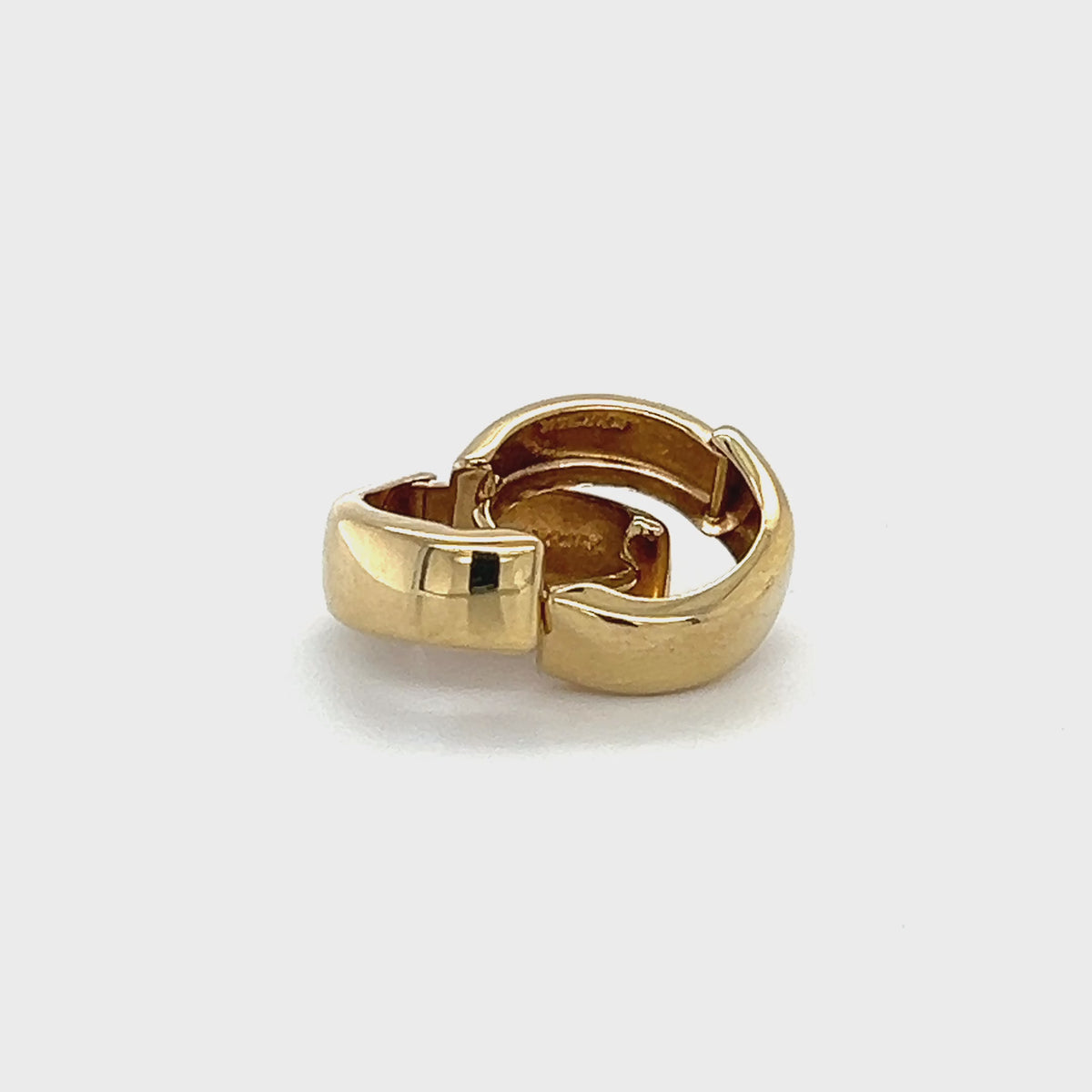 14K Yellow Gold Hoop Earrings