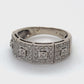14K White Gold Diamond Ring; 0.20CTW; Size 7; 3.8g