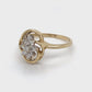 14K Yellow Gold Diamond Ring; 0.10CTW; Size 4.5; 1.8g