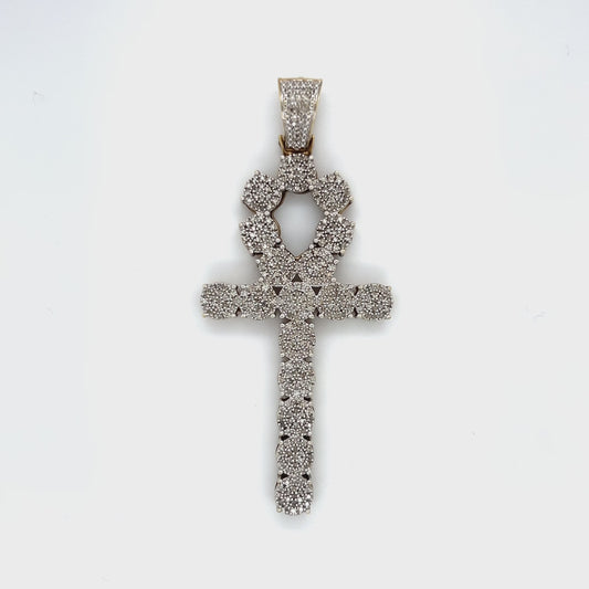 10K Yellow Gold Diamond Pendant