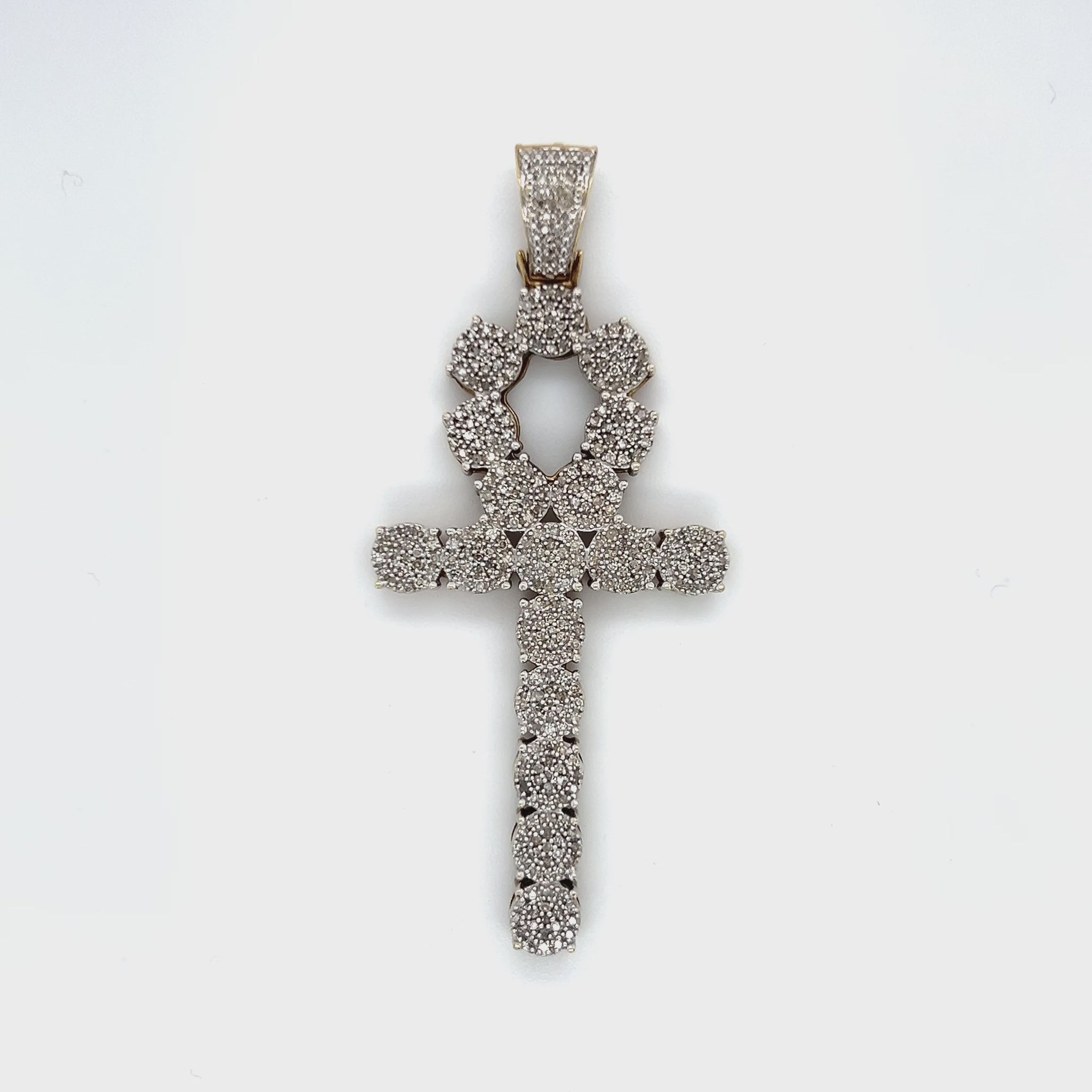 10K Yellow Gold Diamond Pendant