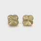 10K Yellow Gold Stud Earrings; 1.3g