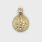 10K Yellow Gold Basketball Pendant; 1.5DWT; 2.4g