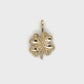 10K Yellow Gold Clover Pendant; 0.4g