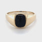 14K Yellow Gold Gentleman's Ring; 3.4DWT; Size 10