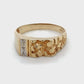 10K Yellow Gold Gentleman's Ring; 2.1DWT; Size 10