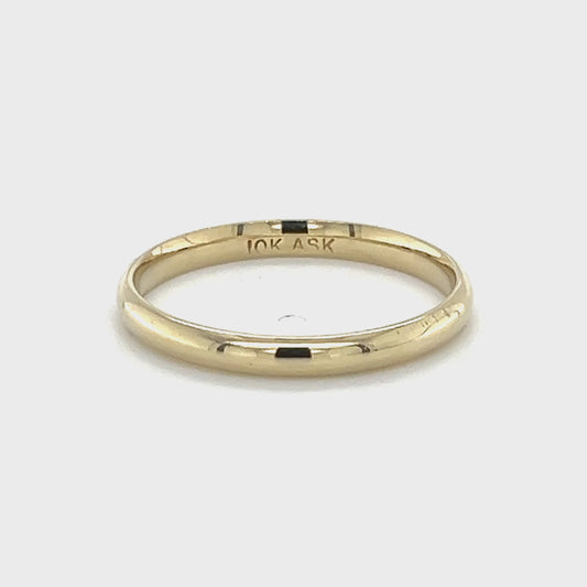 10K Yellow Gold Gentleman's Ring; 2.9g; Size 12