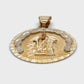14K Yellow Gold Round Pendant; 2.9DWT; 4.4g