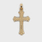 14K Yellow Gold Cross Pendant Video