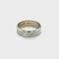 10K White Gold Men's Fashion Ring 5.0g