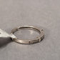 Sterling Silver Ring With Diamonds 1.5g