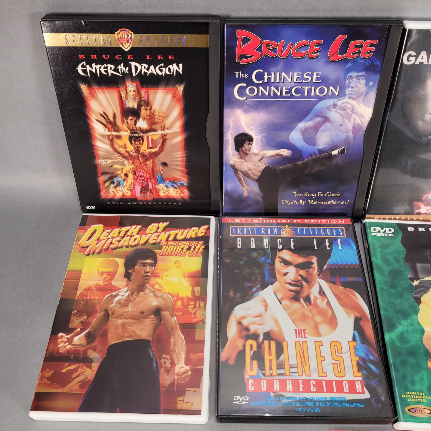 Lot of 9 Bruce Lee Movies on DVD