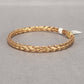 8" Gold Plated Sterling Silver Cuff 12.4g