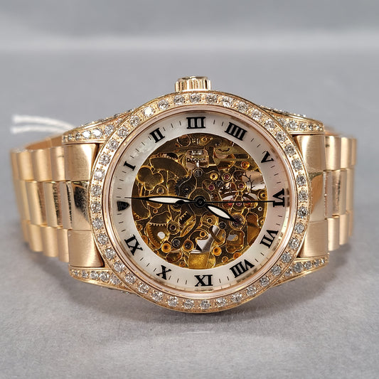 Croton Crystal ETA Automatic Wrirst Watch