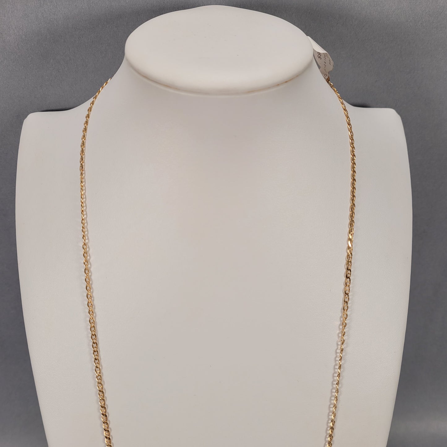 30" 18K Yellow Gold Gucci Link Chain 9.5g