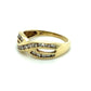 10K Yellow Gold Lady's Diamond Fashion Ring (23) Diamonds .60ctw