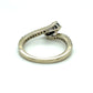 14K White Gold Lady's Diamond Fashion Ring (22) Diamonds .51ctw