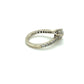 Lady's 14K White Gold Diamond Fashion Ring 20 Diamonds 1.04ctw 3.3g