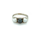 Lady's 14K White Gold Diamond Fashion Ring .15ctw 2.8g